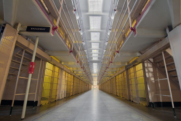 Blocco cellulare di Broadway della prigione dell'isola di Alcatraz
 - Foto, immagini