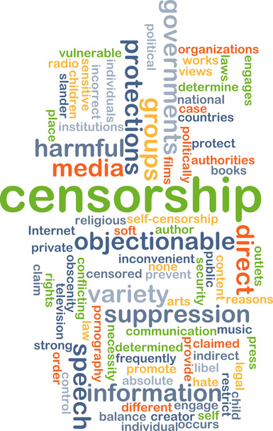 Cenzura pozadí koncepce - Fotografie, Obrázek