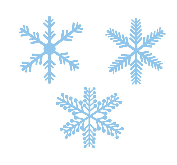 Снежинки - Вектор,изображение