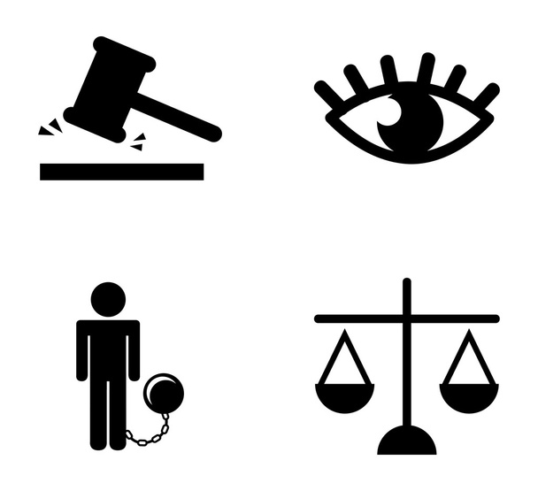 spravedlnost ikona  - Vektor, obrázek