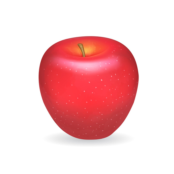 Red apple - Vecteur, image