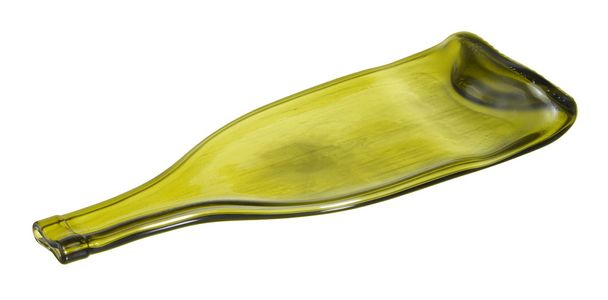 Botella plana verde
 - Foto, imagen