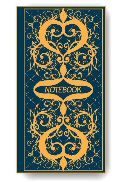 Notebook, Scrapbook or Congratulation Card - Vektor, Bild