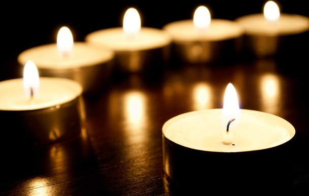 Memorial kaarsen - Foto, afbeelding