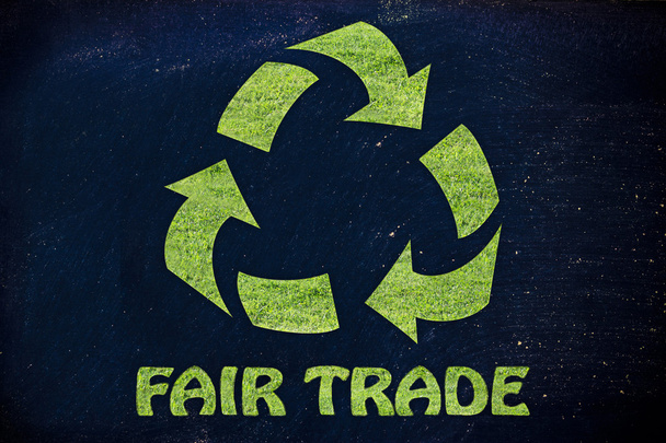 Fair trade illustration - Φωτογραφία, εικόνα