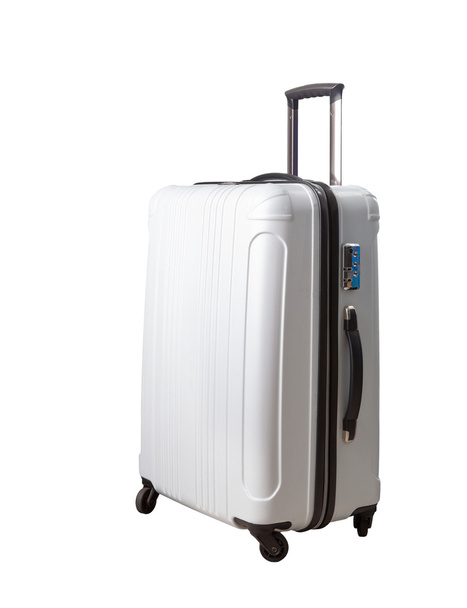 traveling suitcase ,luggage isolated white background - Foto, afbeelding