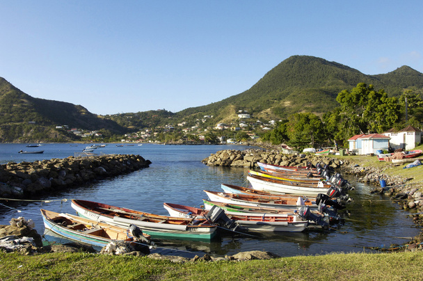 ландшафт Les Anses d 'Arlet, флигель Анс на Мартинике
 - Фото, изображение