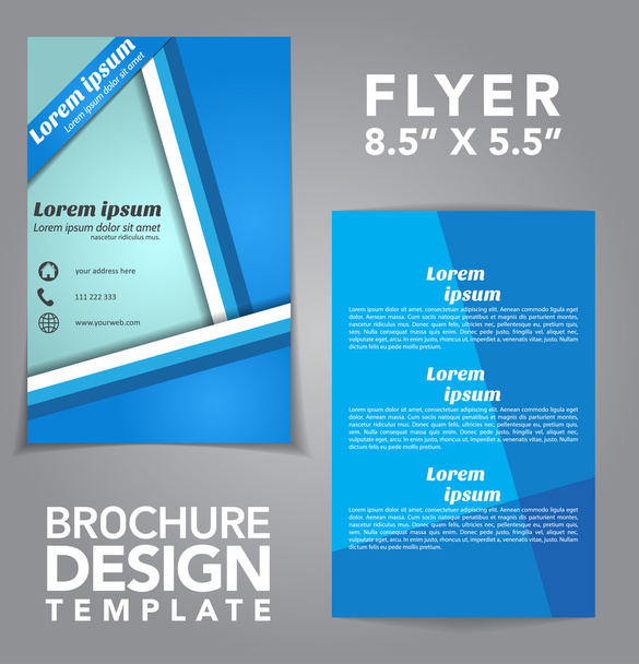 Flyer Brochure Vector Design - Vektor, kép