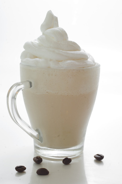 Iced coffee with foam - Photo, image
