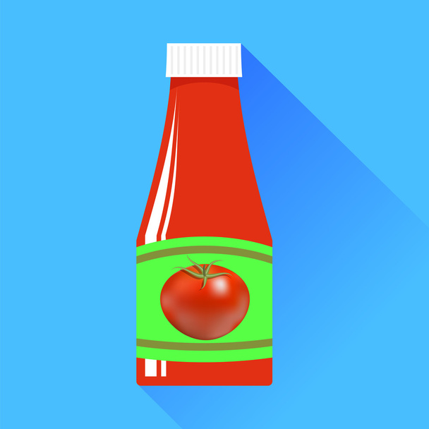 tomatenketchup - Vector, afbeelding