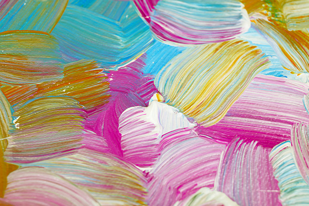 Abstract colorful brushstrokes - Foto, Imagen