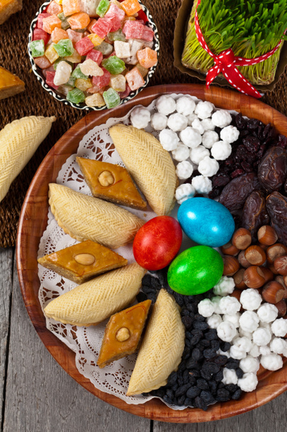 Eastern sweets on Nowruz holiday - Photo, Image