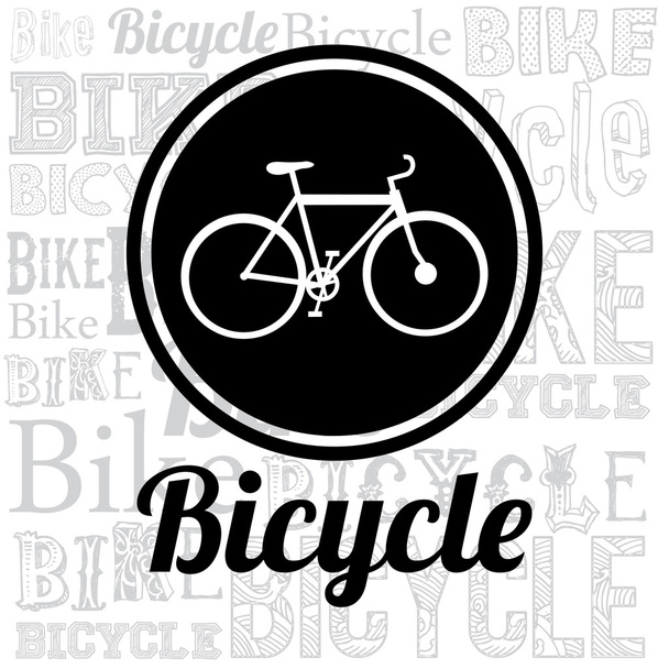 Conception de style de vie vélo
 - Vecteur, image