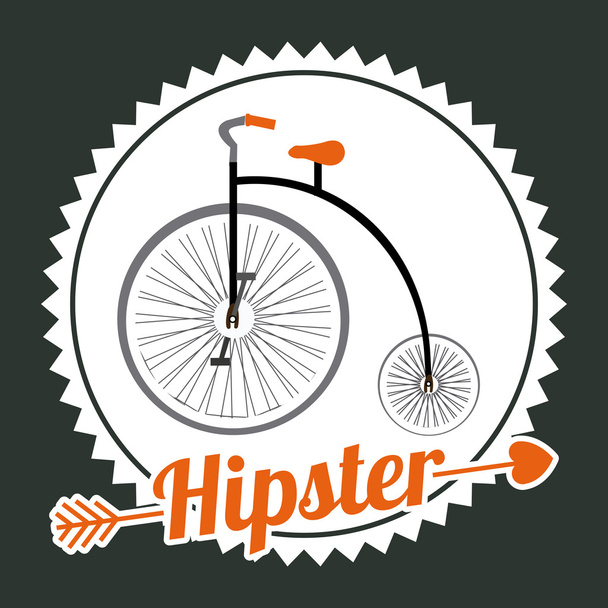 design de estilo de vida bicicleta
 - Vetor, Imagem