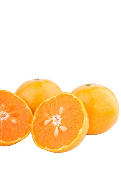 groupe d'oranges avec moitiés
 - Photo, image