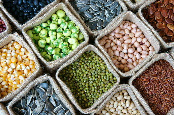 Collecte de grains, céréales, graines, haricots
 - Photo, image