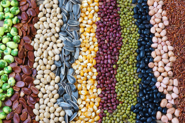 Viljan, viljan, siementen ja papujen kerääminen
 - Valokuva, kuva