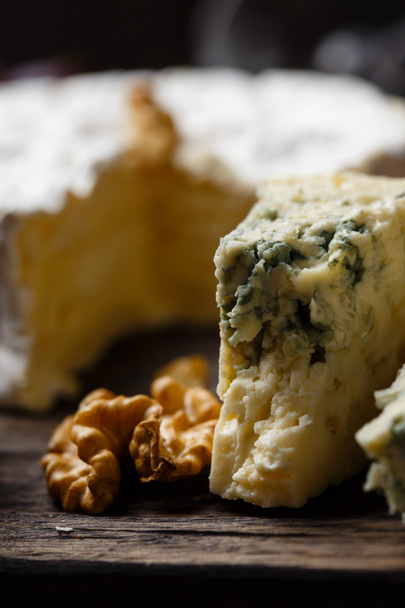 A francia sajtok közelről lemez  - Fotó, kép