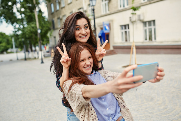 Így a selfie nővérek - Fotó, kép