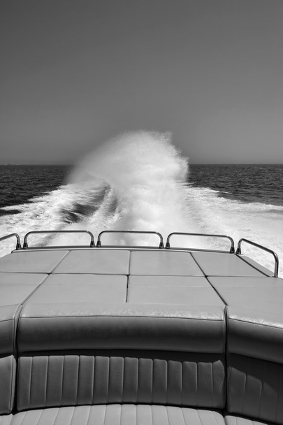 iate de luxo em mar Tirreno
 - Foto, Imagem