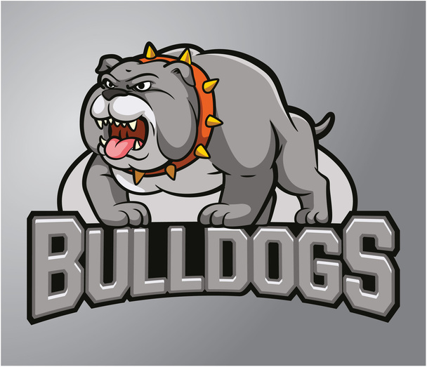 Mascot Bull dog - Вектор,изображение