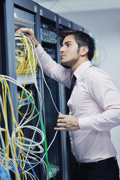 System fail situation in network server room - Foto, Imagem