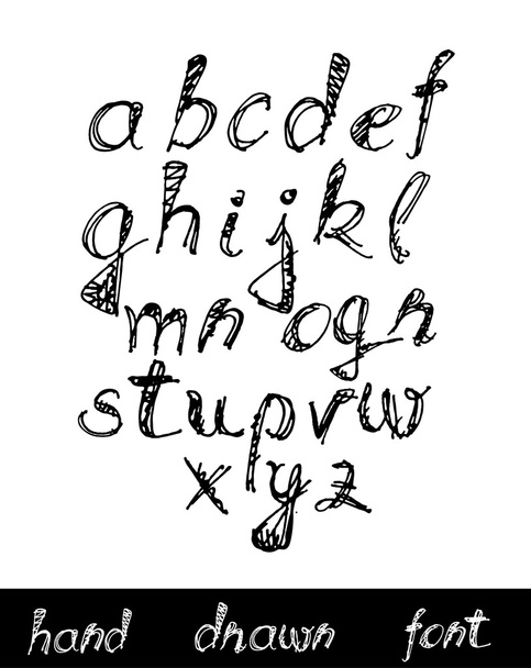  Hand drawn letters - Διάνυσμα, εικόνα