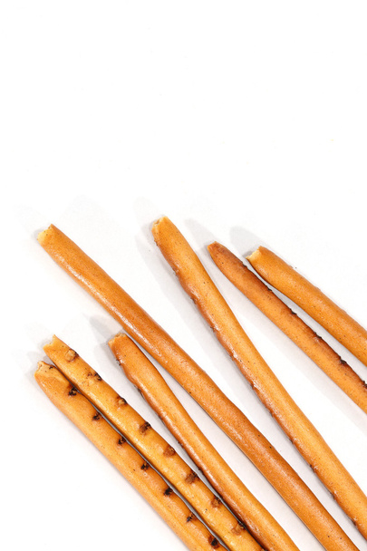 Isolated breadsticks on white - Valokuva, kuva