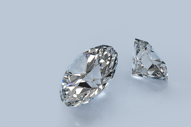Dois diamantes
 - Foto, Imagem