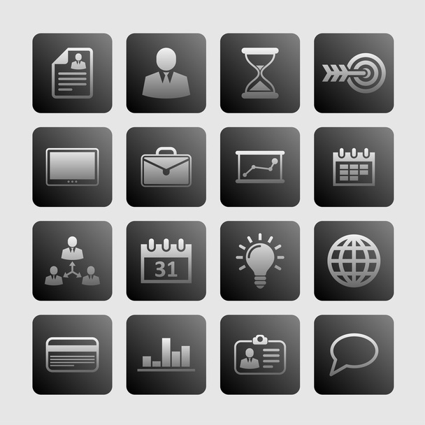 App business icons - Vektor, kép