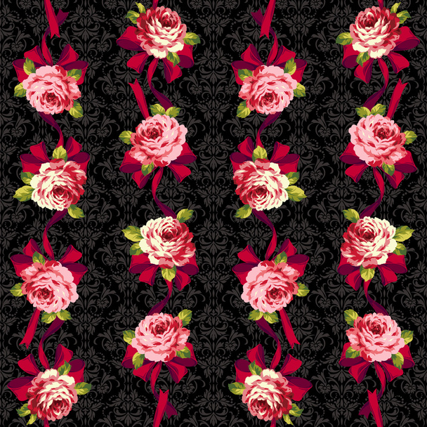 Rose pattern, - Вектор, зображення