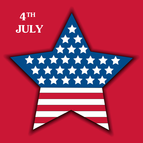 Independence Day Poster, 4th of July - 2 - Vetor, Imagem