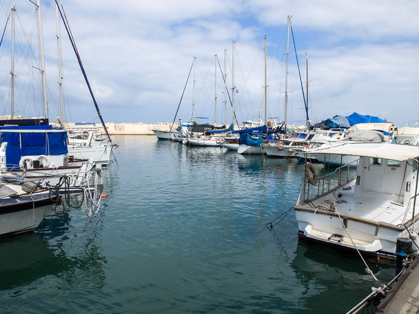 Yachts in Port of Old Jaffo - Photo, Image