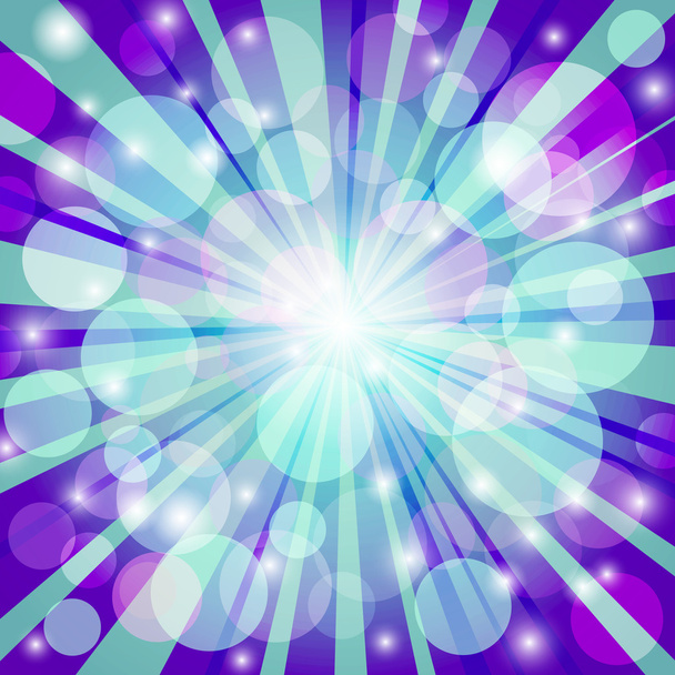 Background with a rays and  glow - Vector, Image