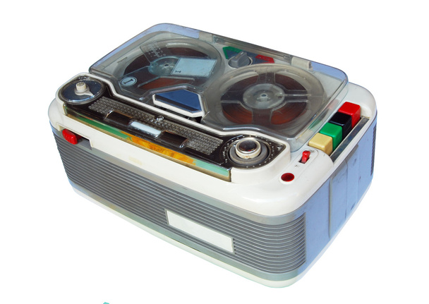 レトロ古いテープ レコーダー - 写真・画像