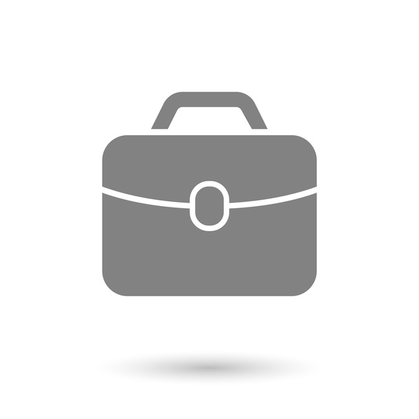 flat briefcase icon background - Διάνυσμα, εικόνα