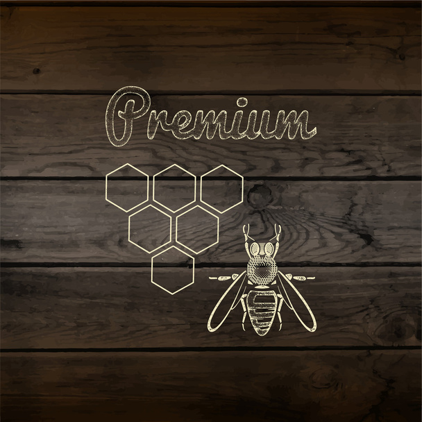Logos et étiquettes des badges miel
 - Vecteur, image