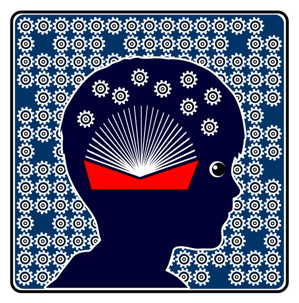 Az olvasó agyának fejlődését - Fotó, kép