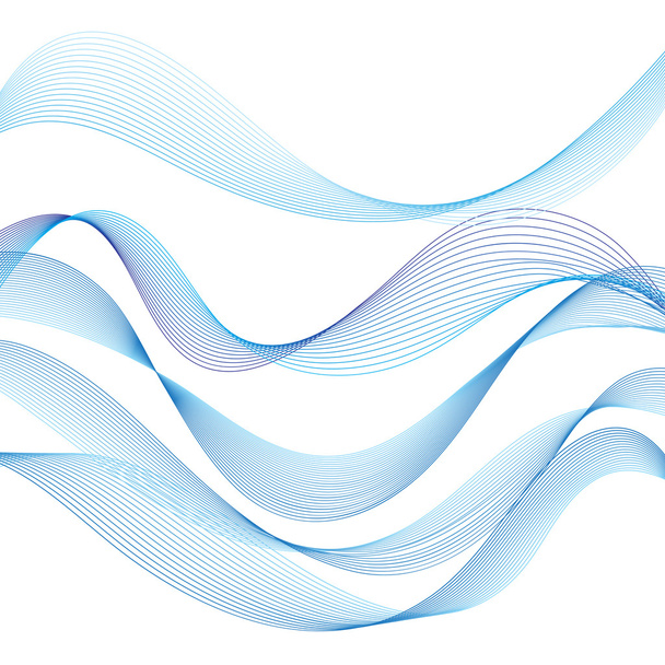 different waves graphic - Vector, Image