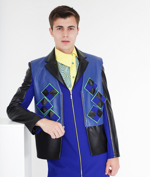 fashion man in colorful shirt  - Valokuva, kuva
