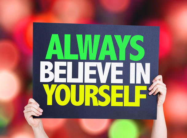 Always Believe in Yourself card - Photo, Image