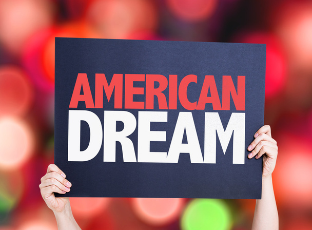 American Dream kaart - Foto, afbeelding
