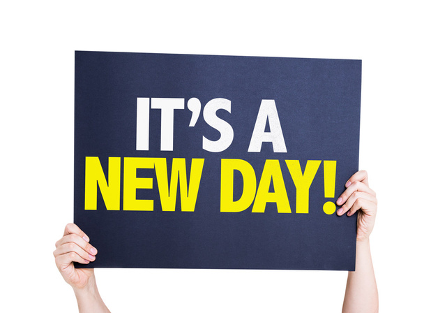 It's a New Day card - Photo, Image