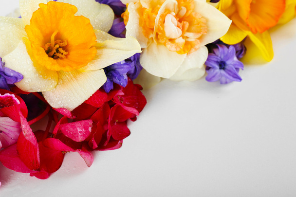 Beautiful bouquet of bright flowers - Foto, Imagem