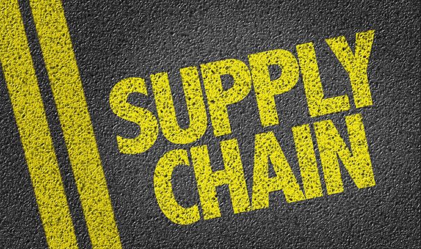 Supply Chain op de weg - Foto, afbeelding