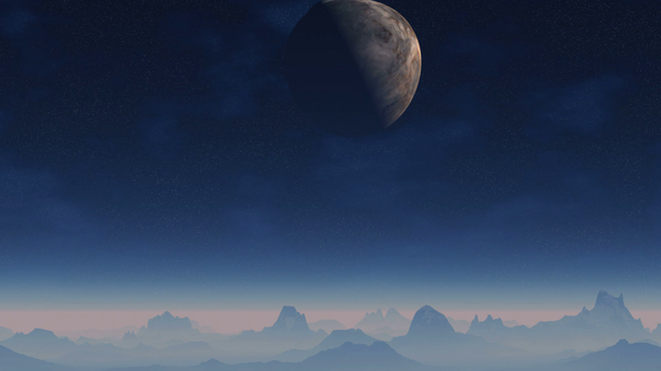 Alien-Planet in den Tiefen des Universums - Filmmaterial, Video
