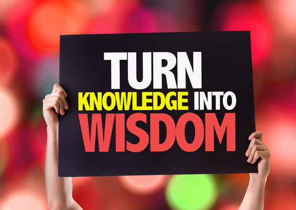 Transformer la connaissance en carte de sagesse
 - Photo, image