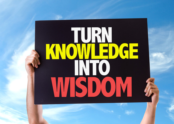Перетворити знання на картку мудрості
 - Фото, зображення