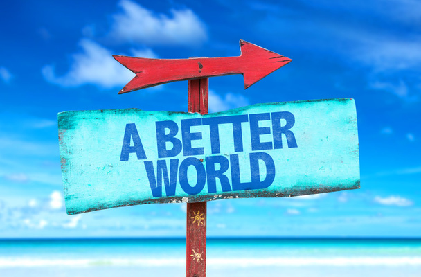 Текстовый знак Better World
 - Фото, изображение