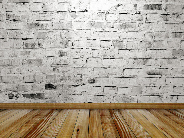 A Grunge téglafal szobabelső - Fotó, kép